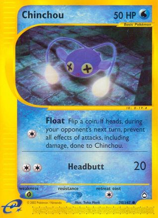 Chinchou (70) 070 [Aquapolis]