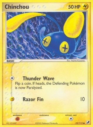 Chinchou 052/115 [Unseen Forces]