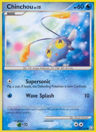 Chinchou (87) 087 [Legends Awakened]  - Reverse Holofoil
