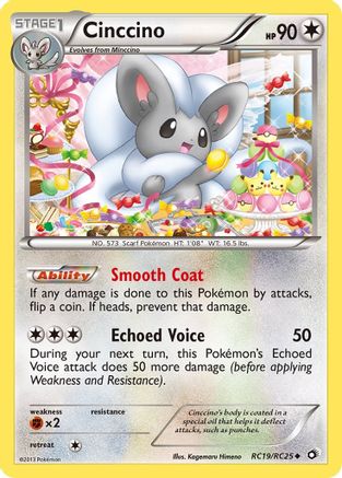 Cinccino RC19/RC25 [Legendary Treasures Radiant Collection]  - Holofoil