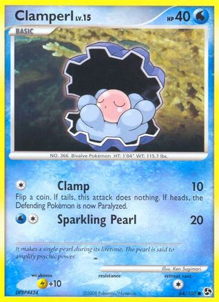Clamperl 064 [Great Encounters]  - Reverse Holofoil
