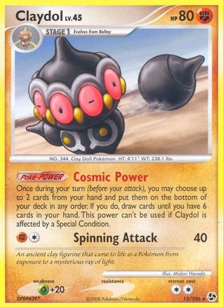 Claydol 015/106 [Great Encounters]  - Reverse Holofoil