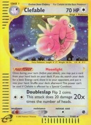 Clefable (7) 007 [Expedition]  - Holofoil