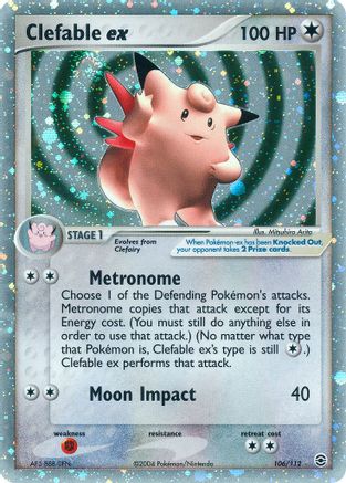 Clefable ex 106 [FireRed & LeafGreen]