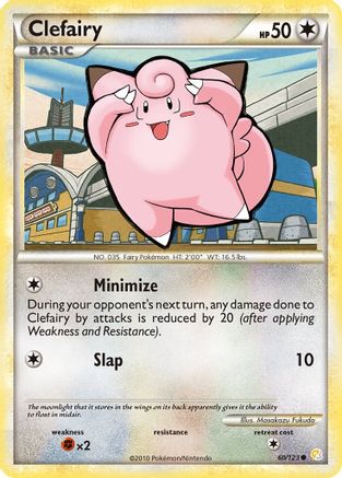 Clefairy 060 [HeartGold SoulSilver]  - Reverse Holofoil