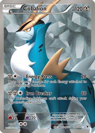 Cobalion (100 Full Art) 100 [Noble Victories]  - Holofoil