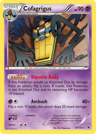 Cofagrigus (47) 047 [Noble Victories]  - Reverse Holofoil