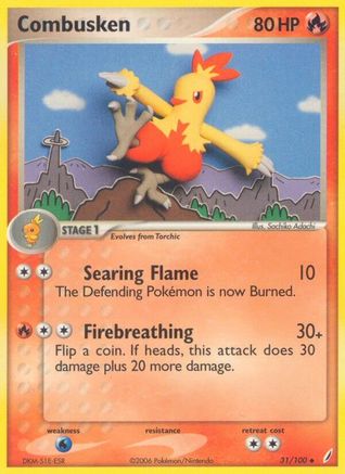 Combusken 031/100 [Crystal Guardians]