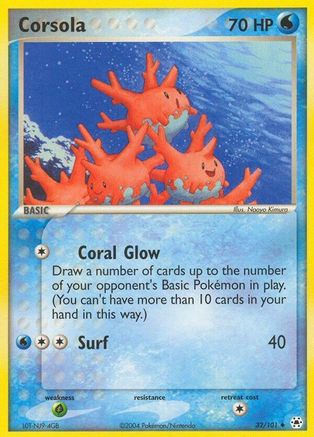 Corsola 032 [Hidden Legends]  - Reverse Holofoil