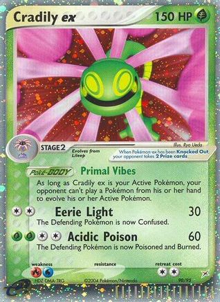 Cradily ex 090 [Team Magma vs Team Aqua]  - Holofoil