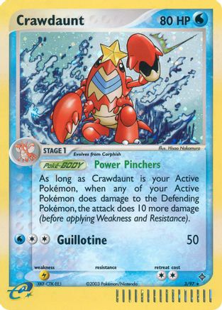 Crawdaunt 003/97 [Dragon]  - Holofoil