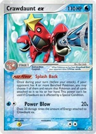 Crawdaunt ex 099 [Holon Phantoms]  - Holofoil