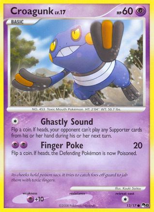 Croagunk 013 [POP Series 8]  - Holofoil