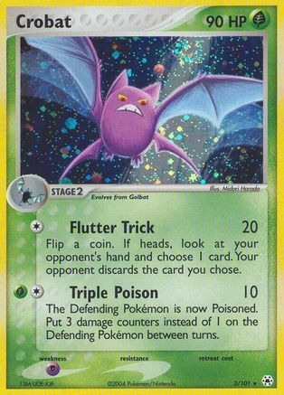 Crobat 003 [Hidden Legends]  - Holofoil