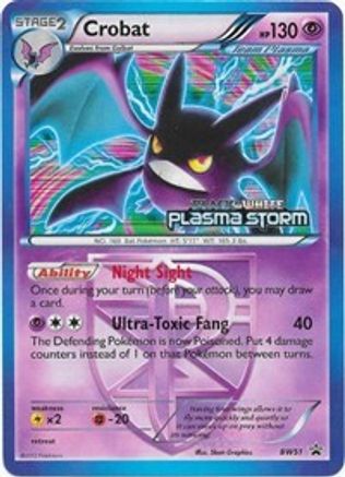 Crobat BW51 [Black and White Promos]  - Holofoil