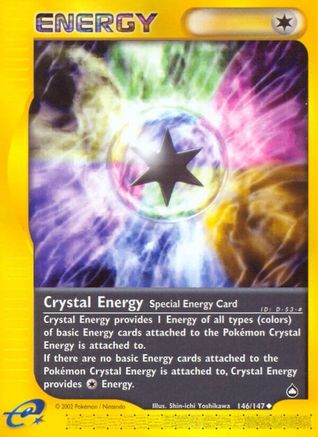 Crystal Energy 146 [Aquapolis]  - Reverse Holofoil