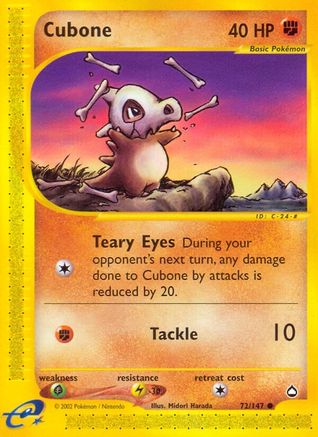 Cubone 072/147 [Aquapolis]