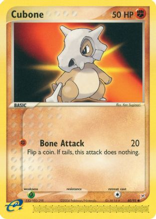 Cubone 040/95 [Team Magma vs Team Aqua]