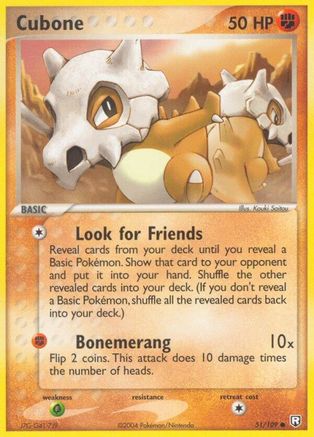 Cubone 051/109 [Team Rocket Returns]