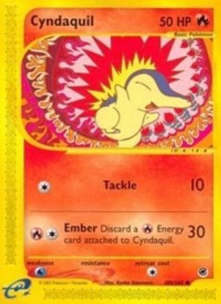 Cyndaquil (105) 105/165 [Expedition]  - Reverse Holofoil