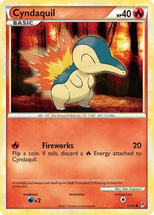 Cyndaquil 055/95 [Call of Legends]  - Reverse Holofoil