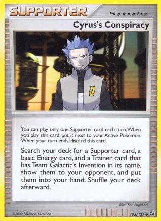 Cyrus's Conspiracy 105/127 [Platinum]  - Reverse Holofoil