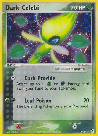 Dark Celebi 004/101 [Hidden Legends]  - Holofoil