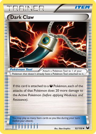 Dark Claw 092/108 [Dark Explorers]