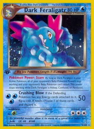 Dark Feraligatr 005 [Neo Destiny]  - 1st Edition Holofoil