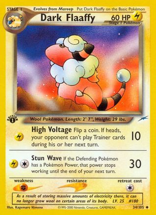 Dark Flaaffy 034/105 [Neo Destiny]  - 1st Edition