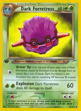 Dark Forretress 035/105 [Neo Destiny]  - 1st Edition