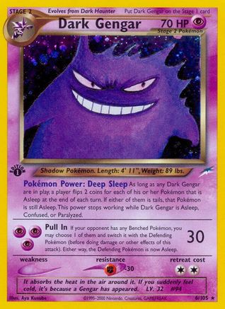 Dark Gengar 006 [Neo Destiny]  - 1st Edition Holofoil