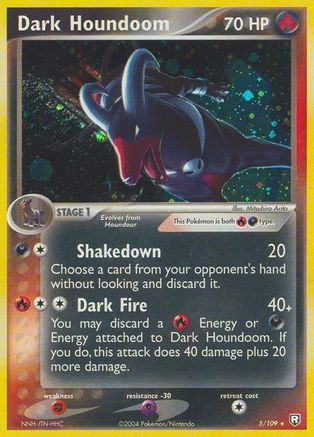 Dark Houndoom 005/109 [Team Rocket Returns]  - Reverse Holofoil