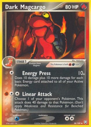 Dark Magcargo 038 [Team Rocket Returns]  - Reverse Holofoil
