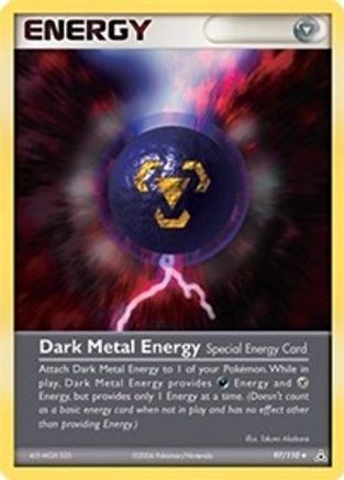 Dark Metal Energy 097/110 [Holon Phantoms]