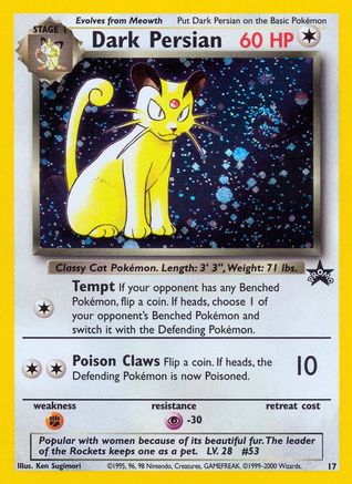 Dark Persian 017/53 [WoTC Promo]  - Holofoil