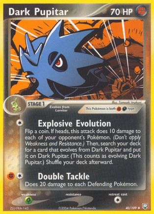 Dark Pupitar 040/109 [Team Rocket Returns]