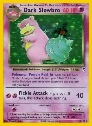 Dark Slowbro 008 [Legendary Collection]  - Reverse Holofoil