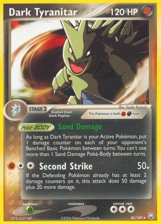 Dark Tyranitar 020/109 [Team Rocket Returns]  - Reverse Holofoil