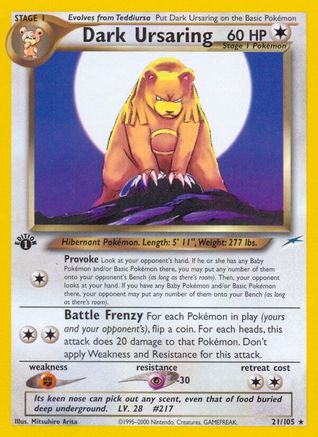 Dark Ursaring 021/105 [Neo Destiny]  - 1st Edition