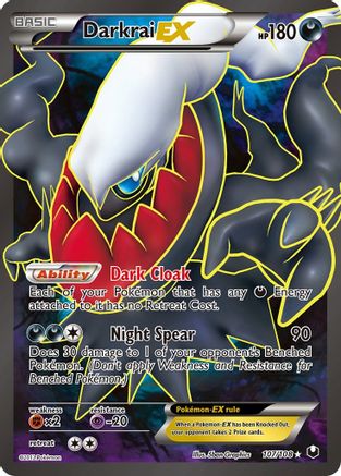 Darkrai EX (107 Full Art) 107 [Dark Explorers]  - Holofoil