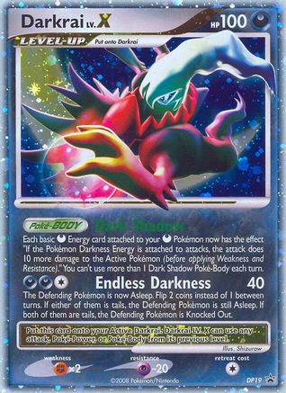 Darkrai LV.X DP19 [Diamond and Pearl Promos]  - Holofoil