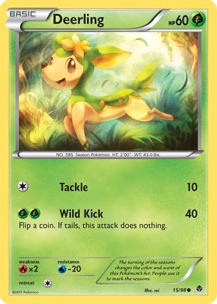 Deerling 015 [Emerging Powers]  - Reverse Holofoil