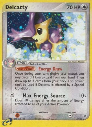 Delcatty 005/109 [Ruby and Sapphire]  - Reverse Holofoil
