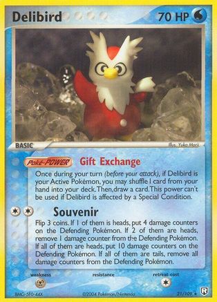 Delibird 021 [Team Rocket Returns]  - Reverse Holofoil