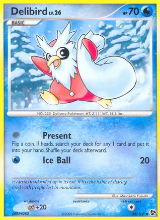 Delibird 036 [Great Encounters]  - Reverse Holofoil