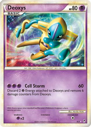 Deoxys (Shiny) SL1 [Call of Legends]  - Holofoil