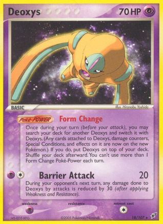 Deoxys (Defense Forme) 018  - Reverse Holofoil