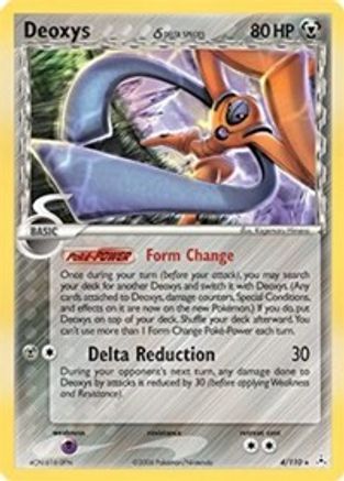 Deoxys (Delta Species - Defense Forme) 004 [Holon Phantoms]  - Reverse Holofoil