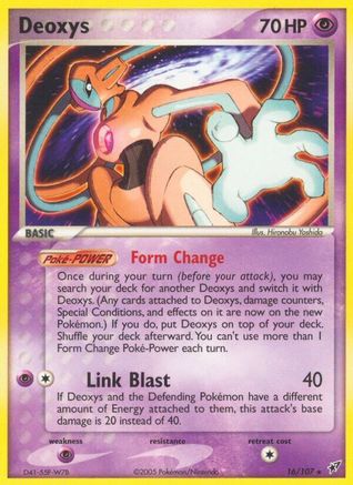 Deoxys (Normal Forme) 016 [Deoxys]  - Reverse Holofoil